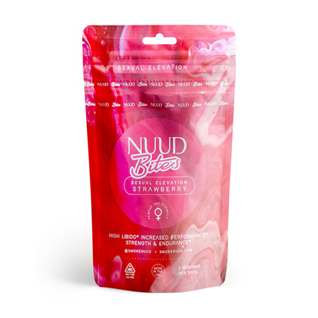 NUUD BITES Female Aphrodisiac Gummies Strawberry