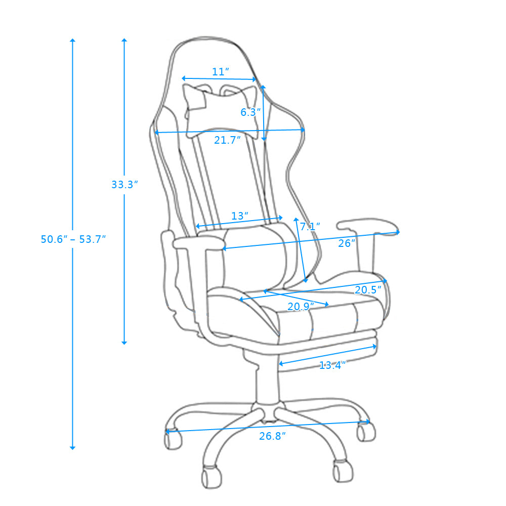 Gaming Chair Ergonomic Office Chair Desk Chair with Lumbar