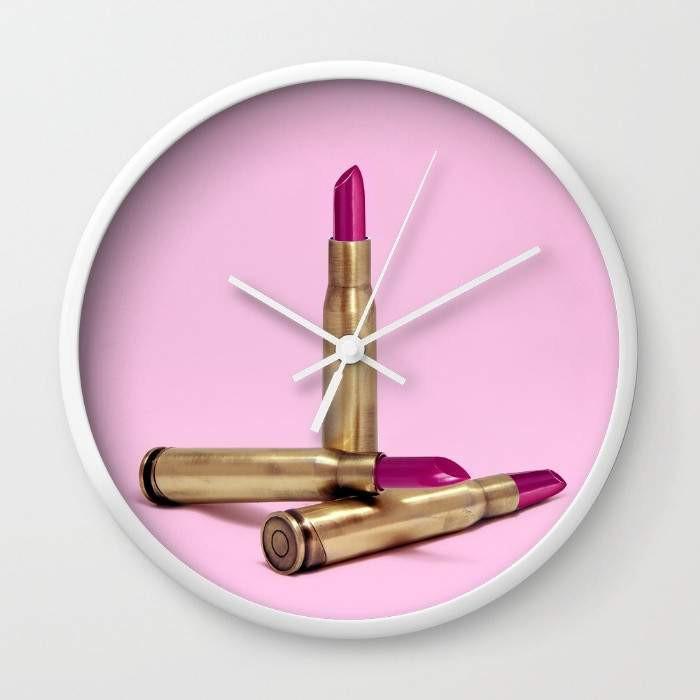 LIPSTICK BULLET Wall clock