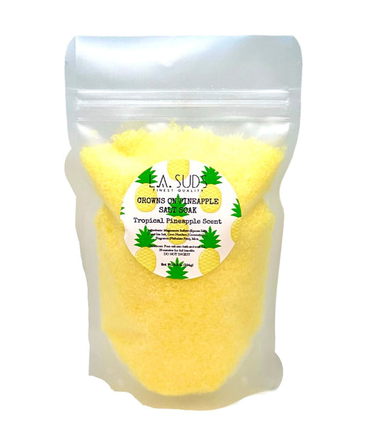 Crowns On Pineapple Salt Soak